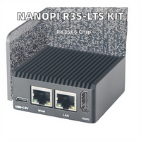 NanoPi R3S-LTS con Puertos Ethernet Dual Gbps, Placas de Desarrollo SoC Rockchip RK3566, 2GB LPDDR4X, Compatible con Linux OpenWrt Router