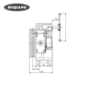 2000KG TORIN Thang Máy Gearless Traction <span class=keywords><strong>Machine</strong></span> Động Cơ Nâng GTW7 1 Mét/giây - Product Image 2