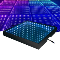 Car Show 3D Illusions d'optique Lumière LED Piste de danse Blanc chaud RVB LED Carreaux pour DJs KTVs Hôtels Filaire DMX512 Mode de contrôle