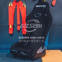 Siège Baquet de Simulateur de Course Universel WZSEAHI Personnalisé BRIDE Avec Glissière
