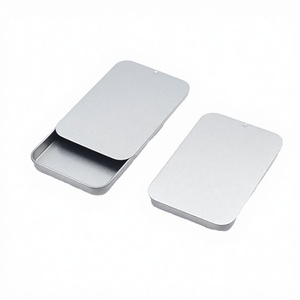 Caja Portátil Mini Cuadrada Moderna con Tapa Deslizante Esmerilada y Sistema Push-Pull, Estilo Bold Blossom, para Accesorios de Mesa - Product Image 3