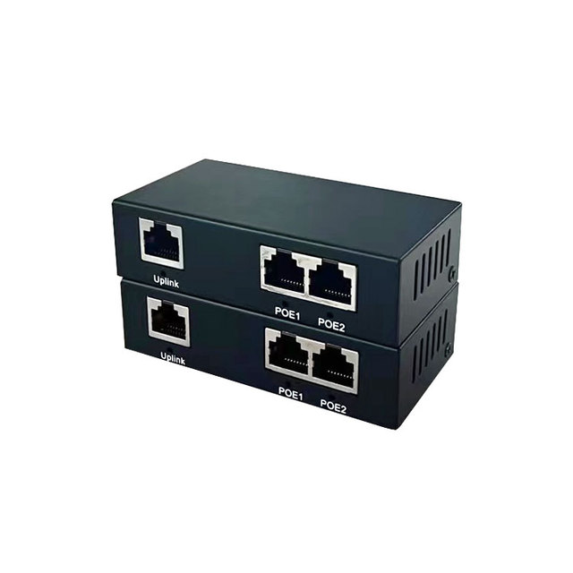 Gigabit Extender Power Supply for Computer Internet 12v 24v 48v Passive Injector Rj45 Power Cords with POE SNMP QoS Functions