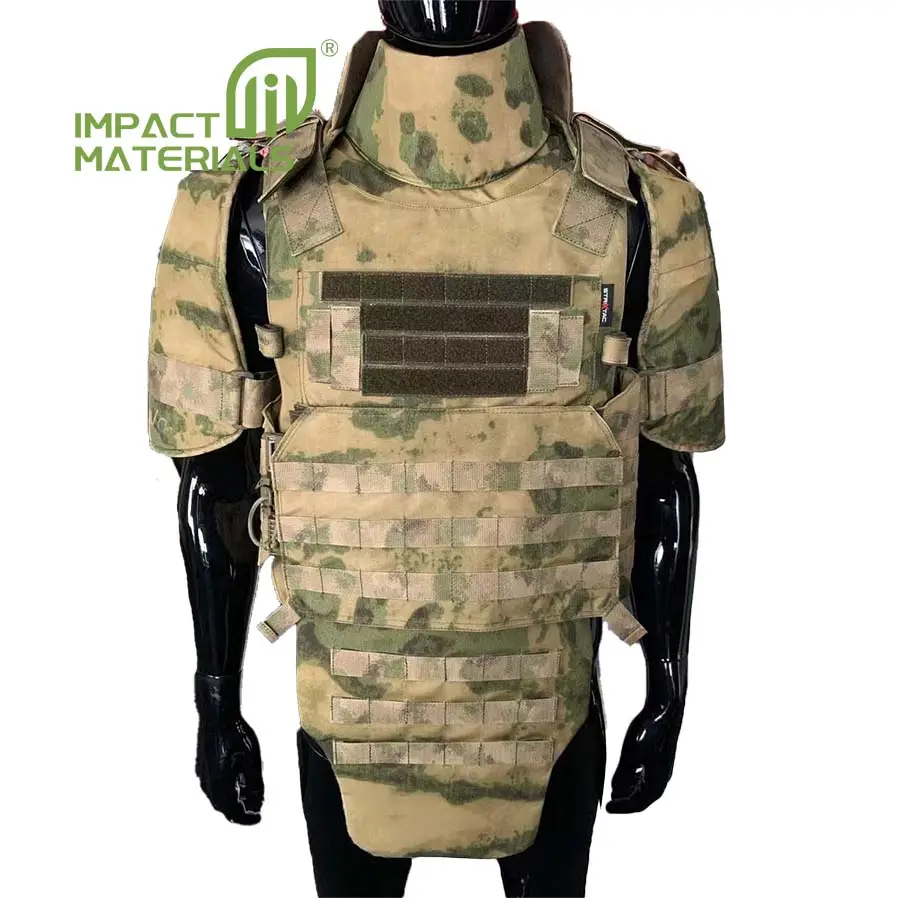 2023 Outdoor Molle System Camo blindato Plate Vest Full Protective Security Guards Combat Security Vest Tactical