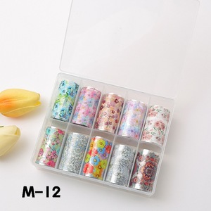 กระดาษลายเล็บ 3 มิติ พรีเมียม ขนาด 4x100 ซม. ลายดาวบนท้องฟ้า ลายเลเซอร์ ลายพังก์ สติ๊กเกอร์ แถมฟรี ฟอยล์พลาสติกสำหรับตกแต่งเล็บแบบพรีเมียม - Product Image 5