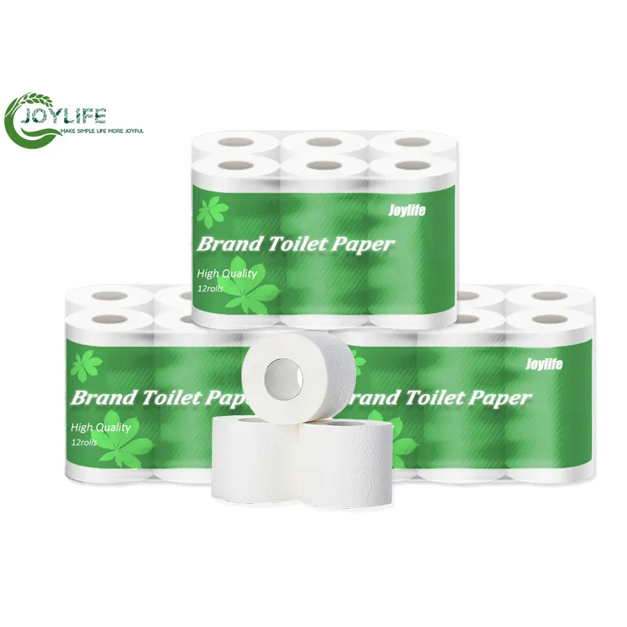 Oem Soft Virgin Pulp 4 Ply Tissue toilet Paper and Premium Quality 3ply core toilet paper roll