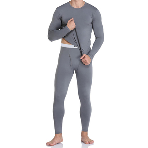 Set di Intimo Termico da <span class=keywords><strong>Uomo</strong></span>, Stile Long-John Spesso, Strato Base Invernale, Top e Pantaloni in Un Pezzo, Abbigliamento Sportivo in Pile di Poliestere - Product Image 6
