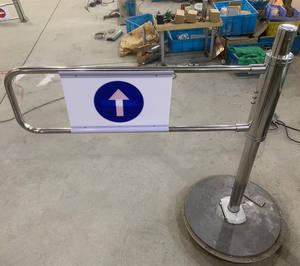 Süpermarket kol turnike paslanmaz çelik giriş ve çıkış güvenlik salıncak turnike bariyeri - Product Image 6