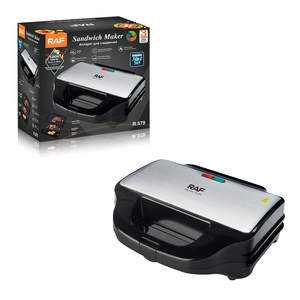RAF 3 in 1 Easy Replace Double-side Heating Non-stick Coating Panini Press <b>Waffle</b> Sandwich Maker <b>Machine</b> for Breakfast Multifunc - Product Image 1