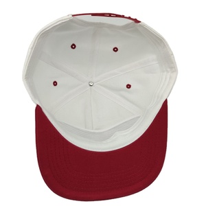 5 bảng bông thêu logo CHA mũ, vành phẳng không có cấu trúc phong cách 5 bảng mũ - Product Image 6