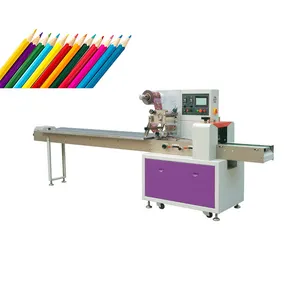 Automatische Horizontale Kussen Verpakkingsmachine Pen Boek Schoolbenodigdheden Verpakking Machine