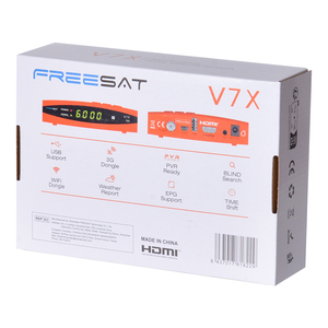 <span class=keywords><strong>2025</strong></span> Freesat v7x kỹ thuật số Set-Top <span class=keywords><strong>box</strong></span> mới nhất <span class=keywords><strong>DVB</strong></span> S <span class=keywords><strong>DVB</strong></span> <span class=keywords><strong>S2</strong></span> kỹ thuật số thu vệ tinh kép đầu ra USB Wifi điều khiển từ xa - Product Image 2