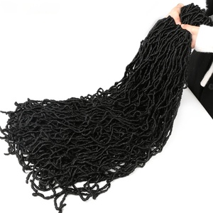 Nuove Estensioni per Trecce Faux Locs da 18 Pollici, Capelli Sintetici Morbidi per Crochet Braid, <span class=keywords><strong>Extension</strong></span> per Trecce da <span class=keywords><strong>Donna</strong></span> - Product Image 6