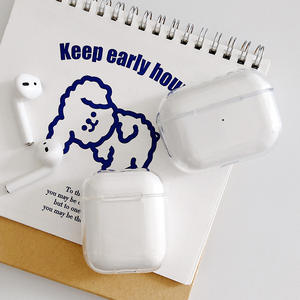 Étui pour écouteurs en TPU souple transparent avec sangle de lanière pour <span class=keywords><strong>Airpods</strong></span> Pro <span class=keywords><strong>3</strong></span> Pro 2 2e génération Air Pods 4 Gen accessoires de couverture - Product Image 3