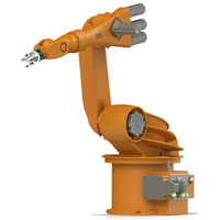 Robot de fraisage 6 axes 7 axes KUKA KR 120 R3100-2 avec contrôleur KR C4, bras robotique pour machine de fraisage