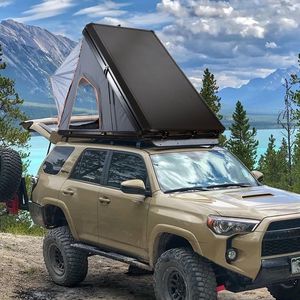 Factory New Design Roof <b>Tent</b> Hard Aluminum Triangle Outdoor Automatic SUV Camping 4x4 Offroad Car Roof <b>Tent</b> - Product Image 1