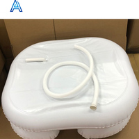 Fabricante OEM diseño personalizado Venta caliente al por mayor vinilo PVC inflable lavabo embudo para champú lavabo