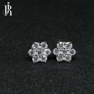 14K Gold Trendy Natural Stone Bezel Setting <b>Earrings</b> | Handmade <b>Fine</b> Jewelry | Party & Everyday Wear | Factory Direct Wholesale - Product Image 1