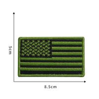 Lot mixte de patchs brodés du fabricant motif drapeau américain couleurs personnalisées patchs brodés à repasser