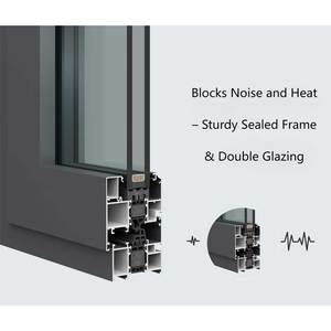 Fenêtres à battants de qualité supérieure, nouveau design, <span class=keywords><strong>double</strong></span> <span class=keywords><strong>vitrage</strong></span> intelligent en verre trempé, inclinables et pivotantes - Product Image 3
