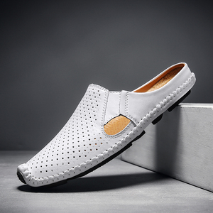<span class=keywords><strong>Ciabatte</strong></span> Estive Traspiranti di Alta Qualità in Vera Pelle per Cuochi, Design alla Moda, Scarpe da Uomo in Vera Pelle - Product Image 2