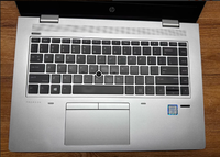 Ordinateur portable professionnel H-P ProBook 640 G4 d'occasion, processeur Intel Core I5-7200U, 8 Go de RAM, 256 Go de SSD, écran 14 pouces, clavier anglais, garantie de 2 ans