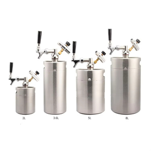 Mini Stainless Steel 304 <strong>5</strong> <strong>Litre</strong> Sliver Color <strong>Beer</strong> <strong>Keg</strong> System Draft Dispenser Bucket Industrial Gas Beverage Empty <strong>Beer</strong> <strong>Keg</strong> - Product Image 6