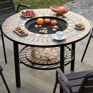 Ensembles <span class=keywords><strong>de</strong></span> table et <span class=keywords><strong>de</strong></span> chaises <span class=keywords><strong>de</strong></span> <span class=keywords><strong>jardin</strong></span> et <span class=keywords><strong>de</strong></span> patio en <span class=keywords><strong>fer</strong></span> <span class=keywords><strong>forgé</strong></span> <span class=keywords><strong>de</strong></span> style européen, durables, y compris des ensembles <span class=keywords><strong>de</strong></span> table et <span class=keywords><strong>de</strong></span> chaises en mosaïque. - Product Image 6