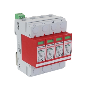 Telebahn 275V 320V 385V AC bảo vệ tăng 20ka 40kA T2 4P kema 3 giai đoạn TN-S SPD parafoudre bảo vệ Contra sobretensiones - Product Image 1