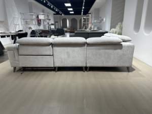 أريكة زاوية قابلة للطي بأربعة مقاعد على شكل حرف L من القماش العصري قابلة للتخصيص بالجملة - Product Image 6