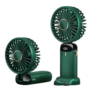 Mini-ventilateur portable rechargeable en plastique moderne avec impression UV – Offre promotionnelle - Product Image 2