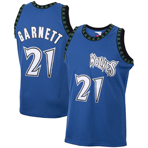 Shorts de basket-ball cousus pour hommes et jeunes Minnesota 5 # Edwards 21 # Garnett 3 # McDaniel 27 # Maillot de basket-ball américain Gobert - Product Image 6