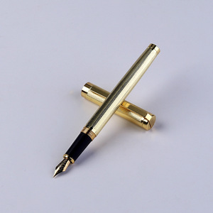 <span class=keywords><strong>2022</strong></span>พรีเมี่ยมสูงโลโก้ที่กำหนดเองธุรกิจของขวัญสแตนเลส Nib อิริเดียมการประดิษฐ์ตัวอักษรโลหะปากกาน้ำพุ - Product Image 6