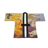Robe personnalisée avec impression par sublimation, kimono, cardigan populaire, manteau Happi, motif de dessin animé, yukata