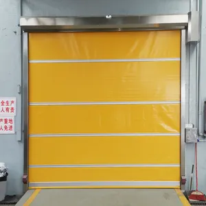 PVC schnell rollende Tür Reinigung staubfreie Werkstatt automatische Induktion Hebetür Lebensmittel fabrik Auto wasch kosmetik Hoch geschwindigkeit