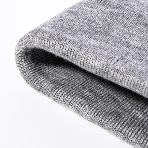 Gorro de punto estilo Kawaii de acrílico ligero, gorra de running sofisticada, gruesa, de cáñamo ligero, color gris, para hombre - Product Image 5