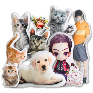 Cuscino a forma irregolare personalizzato stampato Cartoon <span class=keywords><strong>Anime</strong></span> Animal Design Head <span class=keywords><strong>Pillow</strong></span> federa cuscino a forma di cuscino - Product Image 6