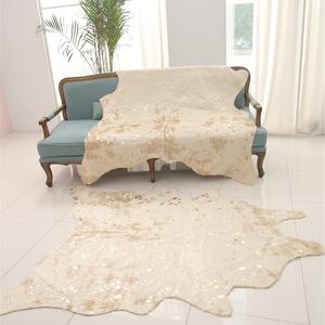 2021 sıcak damgalama toptan sahte inek derisi halı Shaggy halı ev dekorasyon suni kürk halı - Product Image 1