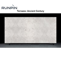 Dalle de terrazzo en pierre calcaire Runpin, finition cuir, antidérapante, pour revêtement mural et de sol, vente directe d'usine en gros