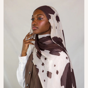 2025 mùa hè in leopards rắn động vật in phương thức bông mềm Rayon Viscose dệt phương thức hồi giáo phụ nữ Khăn Choàng Khăn trùm đầu - Product Image 5