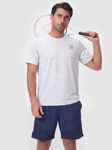 Customized Comfort Athletic 4 Way <b>Stretch</b> Moisture Wicking T Shirt Workout Slim Fit Plain Polyester Elastane T-Shirt <b>Men</b> - Product Image 3