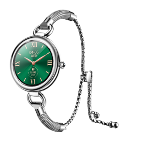 Водонепроницаемый круглый браслет упражнения приборы для измерения артериального давления калорий, монитор сердечного ритма фитнес-трекер полный сенсорный экран GT01 леди Смарт-часы - Product Image 3