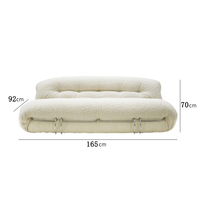 Fauteuil inclinable moderne et créatif en acier, style hippopotame rétro, pour la détente, nouveau modèle simple