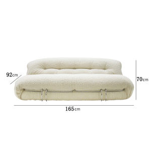 Retro dientes de acero hipopótamo sofá escandinavo creativo ocio perezoso tumbona nueva simple sofá individual silla - Product Image 6