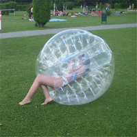 Boule à bulles transparente en PVC pour bouddha, boule à bulles de taille bon marché pour enfants D5024