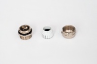 Accesorios de Cableado Eléctrico, Conector de Conducto Flexible Metálico IP68 Resistente al Agua, ROHS, 3/8 -50~+100