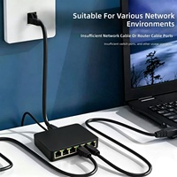Répartiteur de câble réseau 1 à 6 ports Gigabit, une entrée six sorties, accès Internet simultané, commutateur RJ45