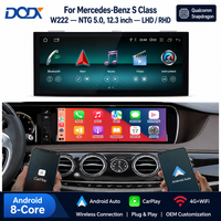 Écran tactile GPS multimédia 12,3 pouces, CarPlay, tableau de bord monté, DSP, caméra de recul, lecteur MP3 pour Mercedes Benz Classe S W222