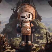 Offre Spéciale – Figurines Originales Mr Bone Mini Génération 2 – Boîte Mystère Mr Bone Mini 2 – Figurines Squelette en Vinyle « Voyage dans le Temps et l'Espace » avec 9 Pièces