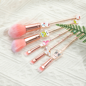 وصل حديثًا فرشاة مكياج كرتونية يابانية 5 فرشاة مكياج لشخصية ميلودي KT طقم فرش مكياج للقطط هدية جميلة للفتيات منفذ المصنع - Product Image 3