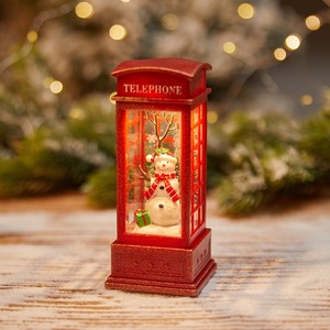 LED <b>Snow</b> <b>Globe</b> Lamp Battery Operated <b>Christmas</b> Water Lantern Glitter Holiday Decorations DE-0027 12*5*5cm - Product Image 4